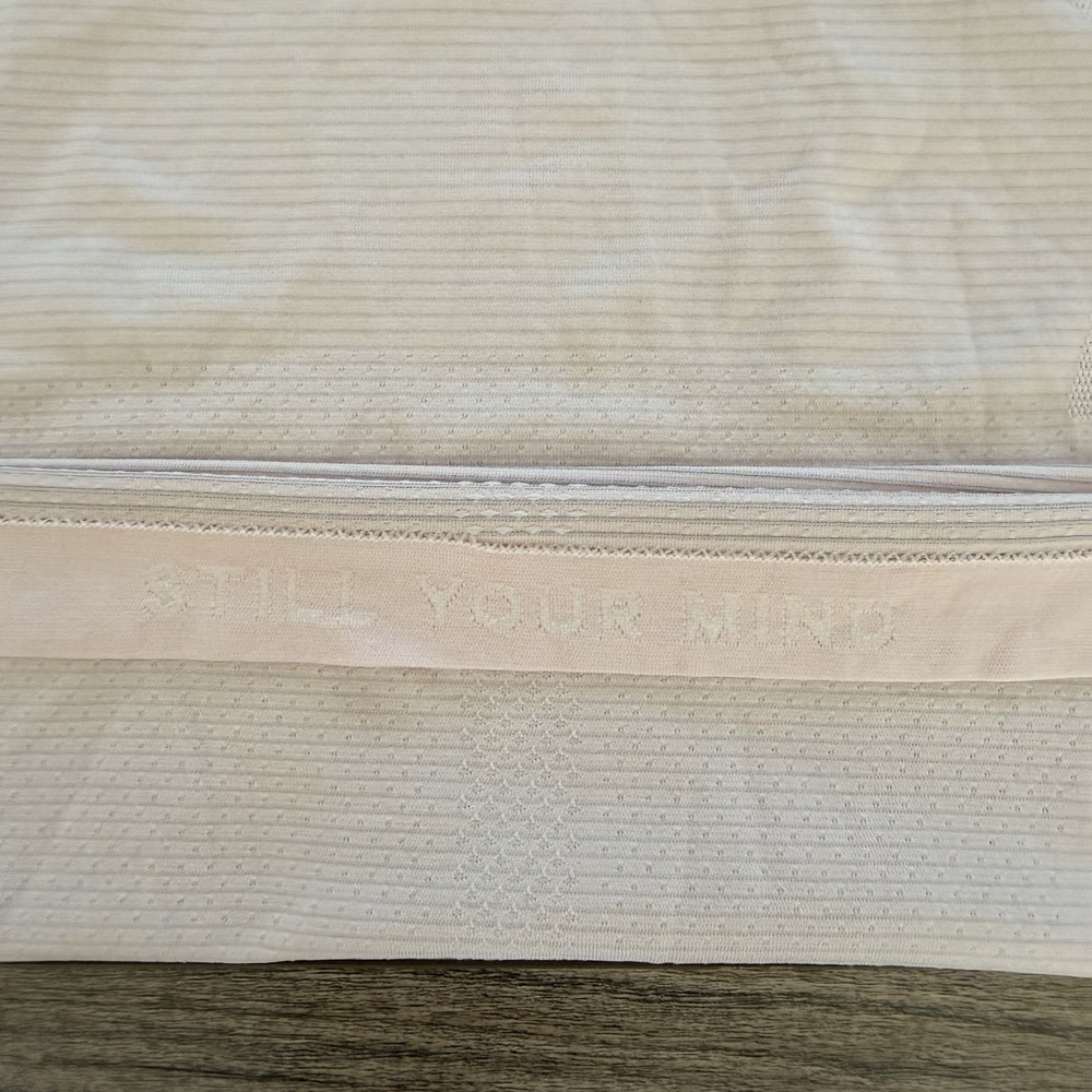 Lululemon Swiftly Tech Cropped Racerback Tank Women's Size 10 Light Pink - Picture 5 of 6